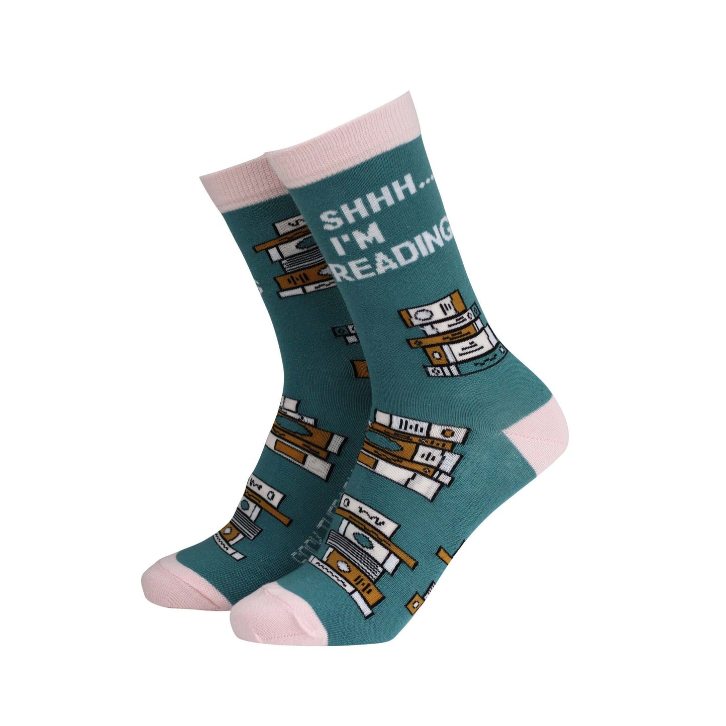 Shhh I'm Reading - Women's Bamboo Socks - The Red Squirrel