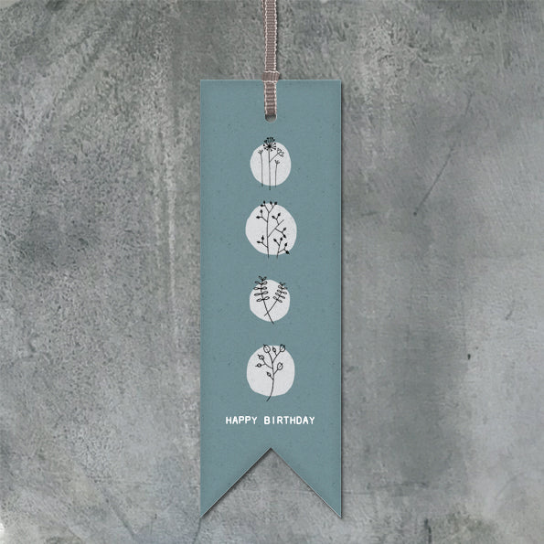 East of India Birthday Bookmark