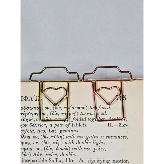 20 Coffee Cup paper clips in a tin. - paper clips