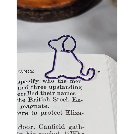 20 Dog Paper clips in a tin. - paper clips