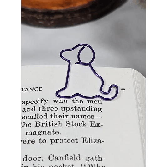 20 Dog Paper clips in a tin. - The Red Squirrel