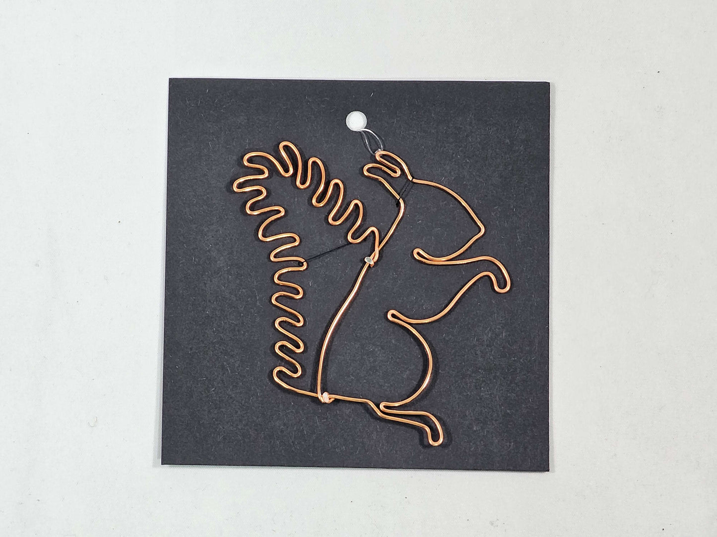 A wire squirrel