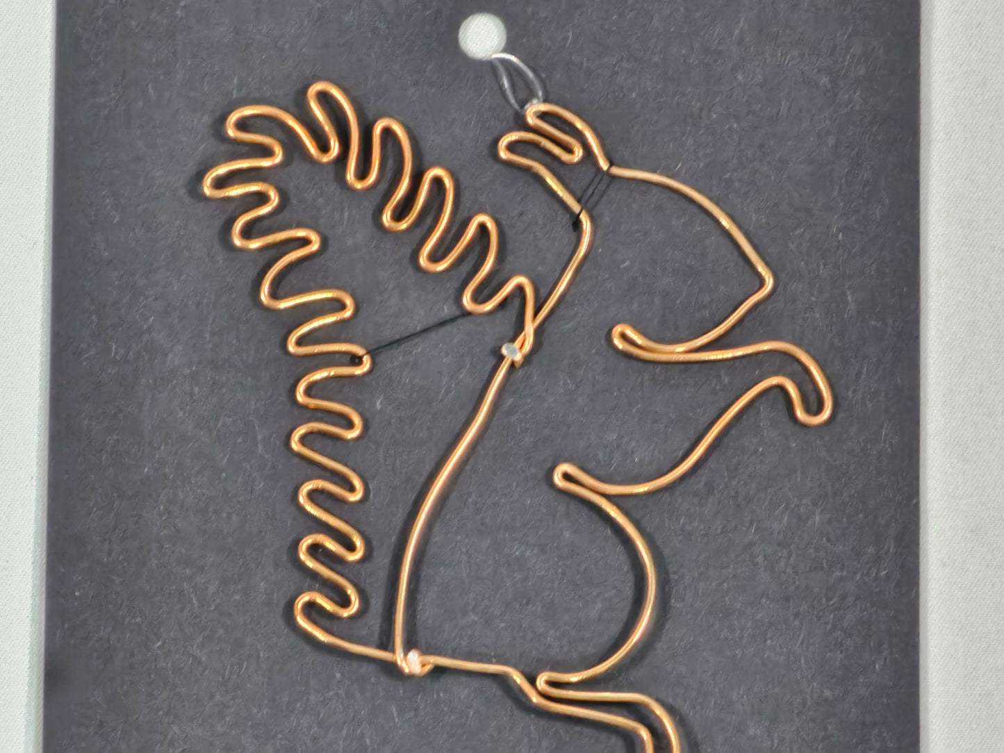 A wire squirrel