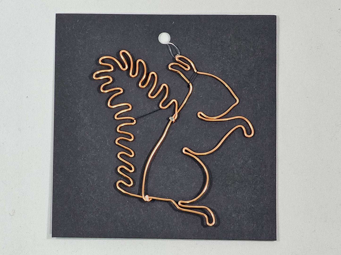 A wire squirrel
