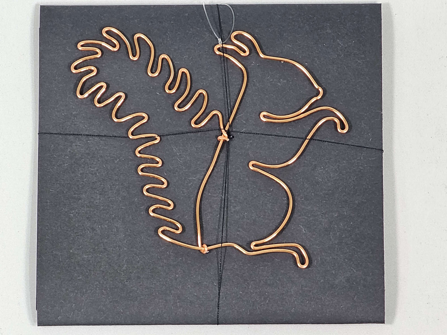 A wire squirrel