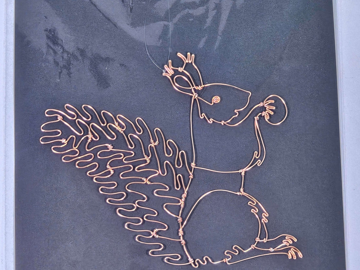 Hanging Wire Squirrel - The Red Squirrel