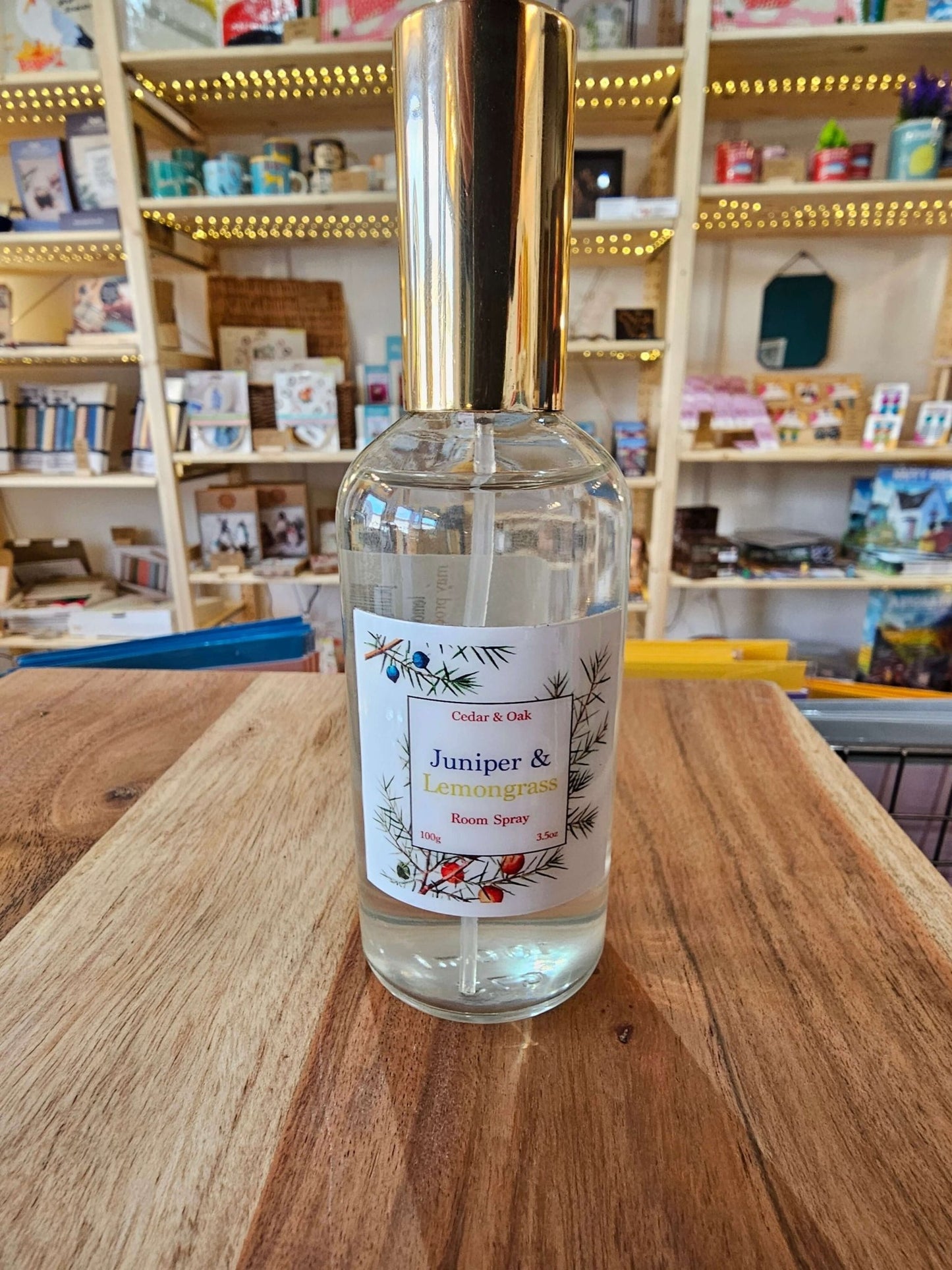 Juniper & Lemongrass Room Spray by Cedar & Oak - The Red Squirrel