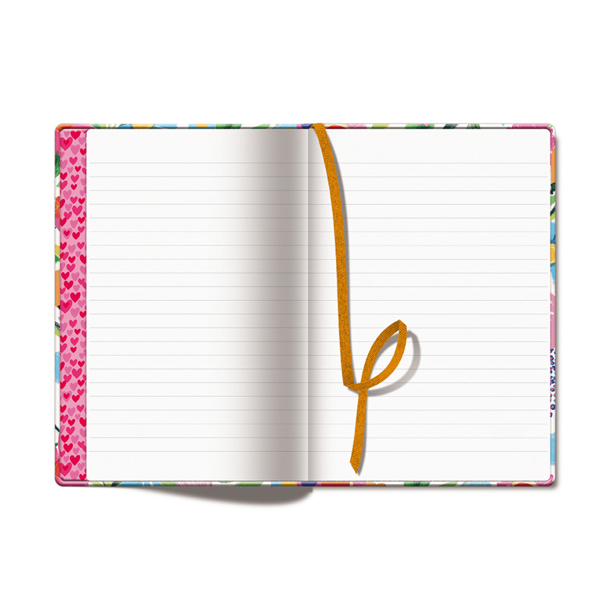 A5 Notebook - Flowers Paper Salad Journal Notebook - The Red Squirrel