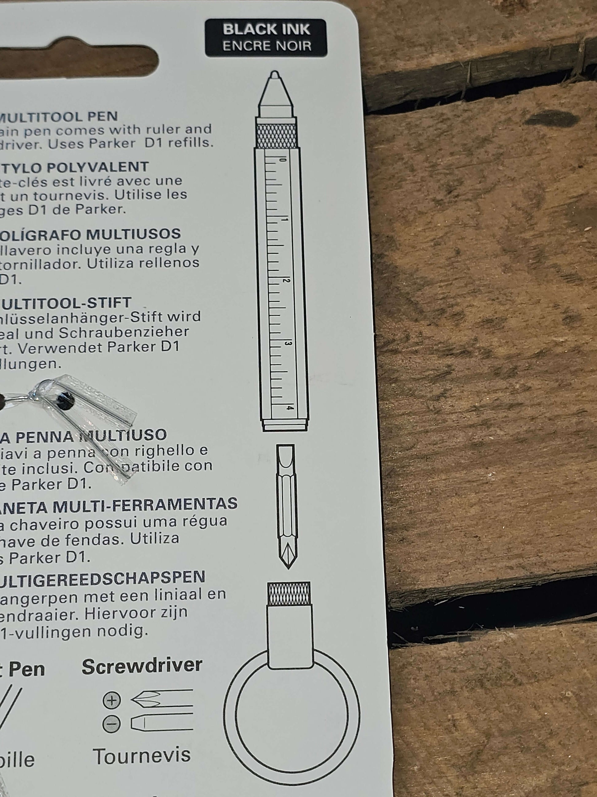 4-in-1 multitool pen.