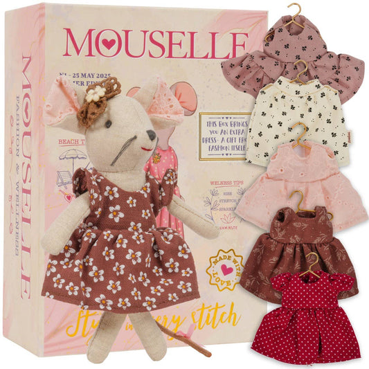 Mouselle - A mouse with her own wardrobe - The Red Squirrel