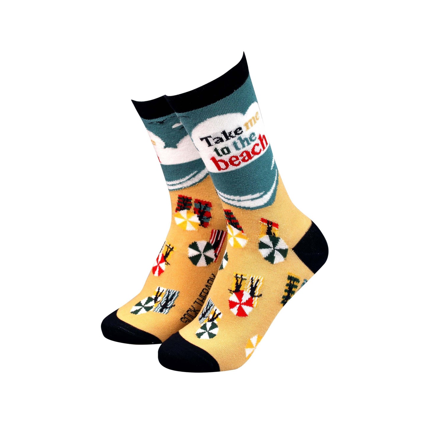 Take me to the Beach - Women's Bamboo Socks - The Red Squirrel
