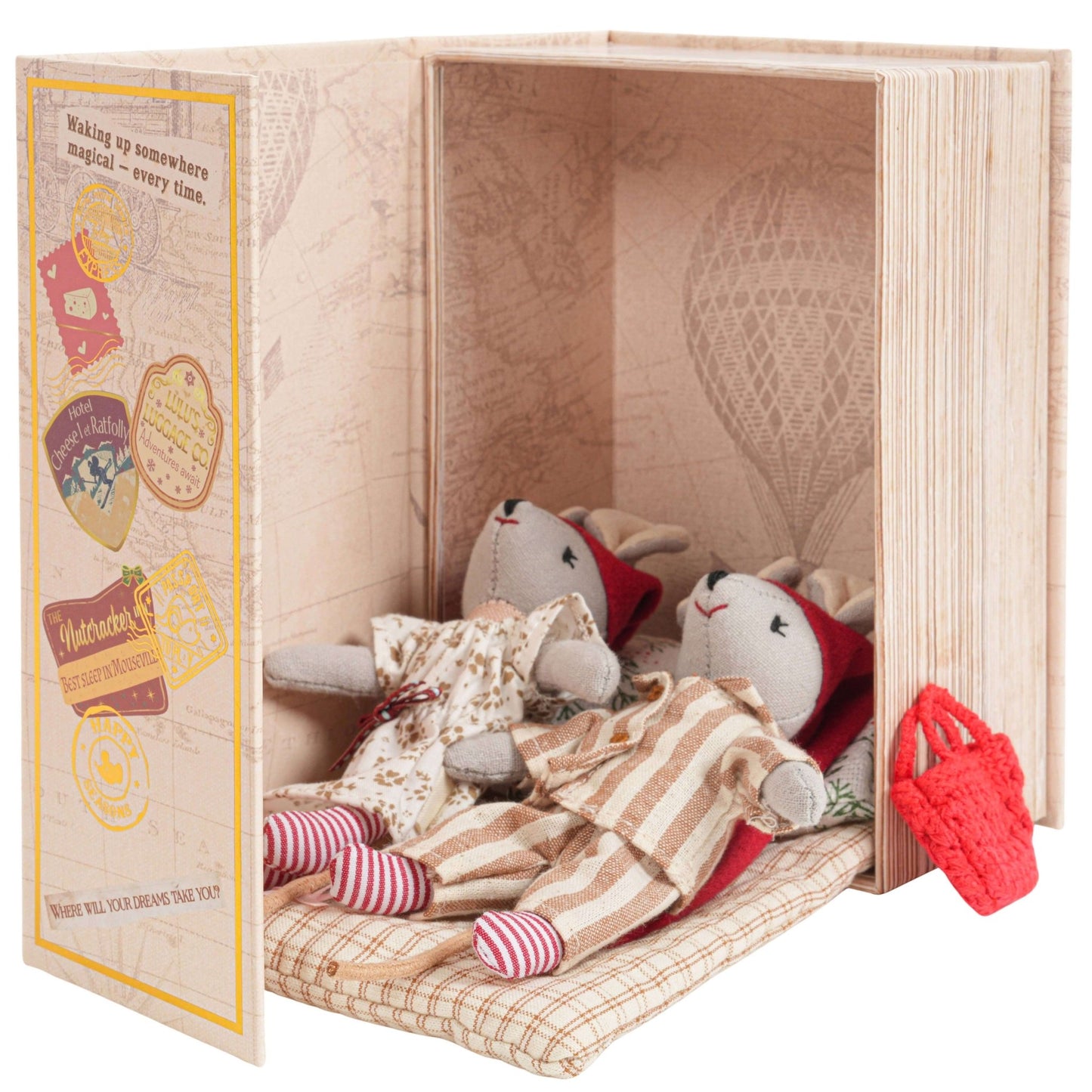 Christmas Mice Sleepy & Dreamy in a Box - The Red Squirrel