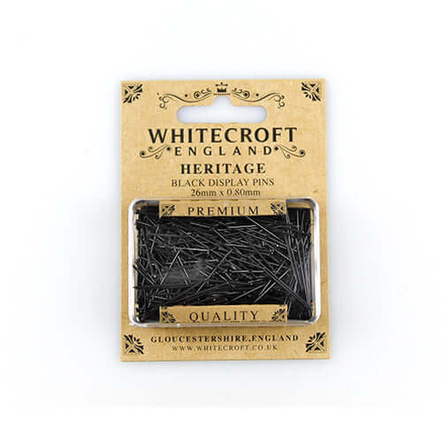 26mm x 0.80mm black pins