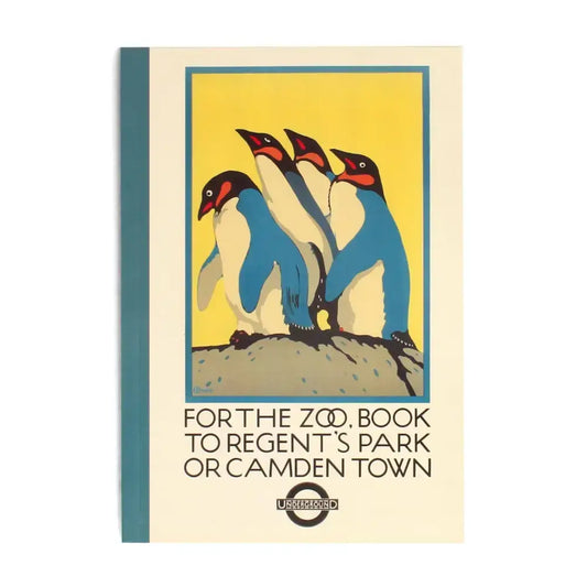 A5 Notebook - TFL Vintage Poster ’For The Zoo…’