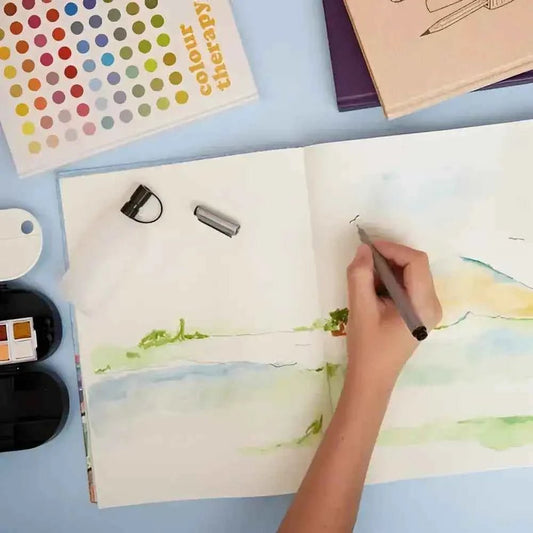 Artist Hard Sketchbook 80 sheets 14.8x20cm Colour Therapy - The Red Squirrel