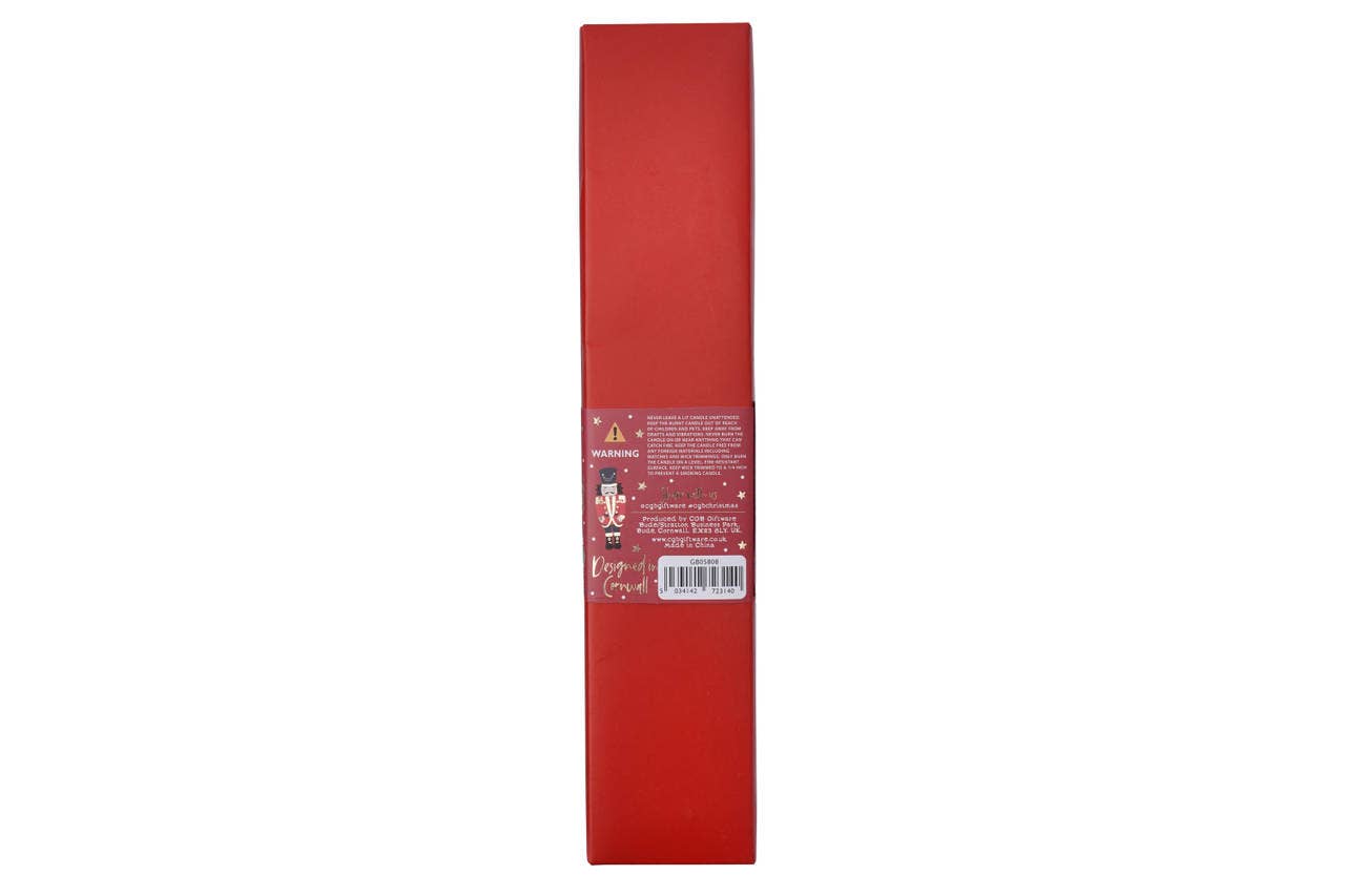 Red box with a label on a white background