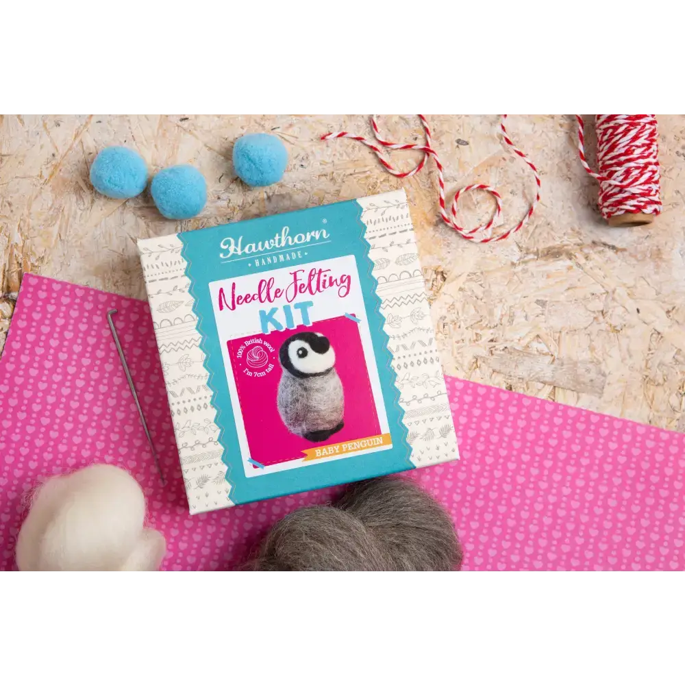 Baby Penguin Mini Felting Kit