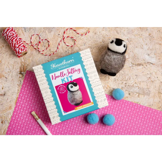 Baby Penguin Mini Felting Kit