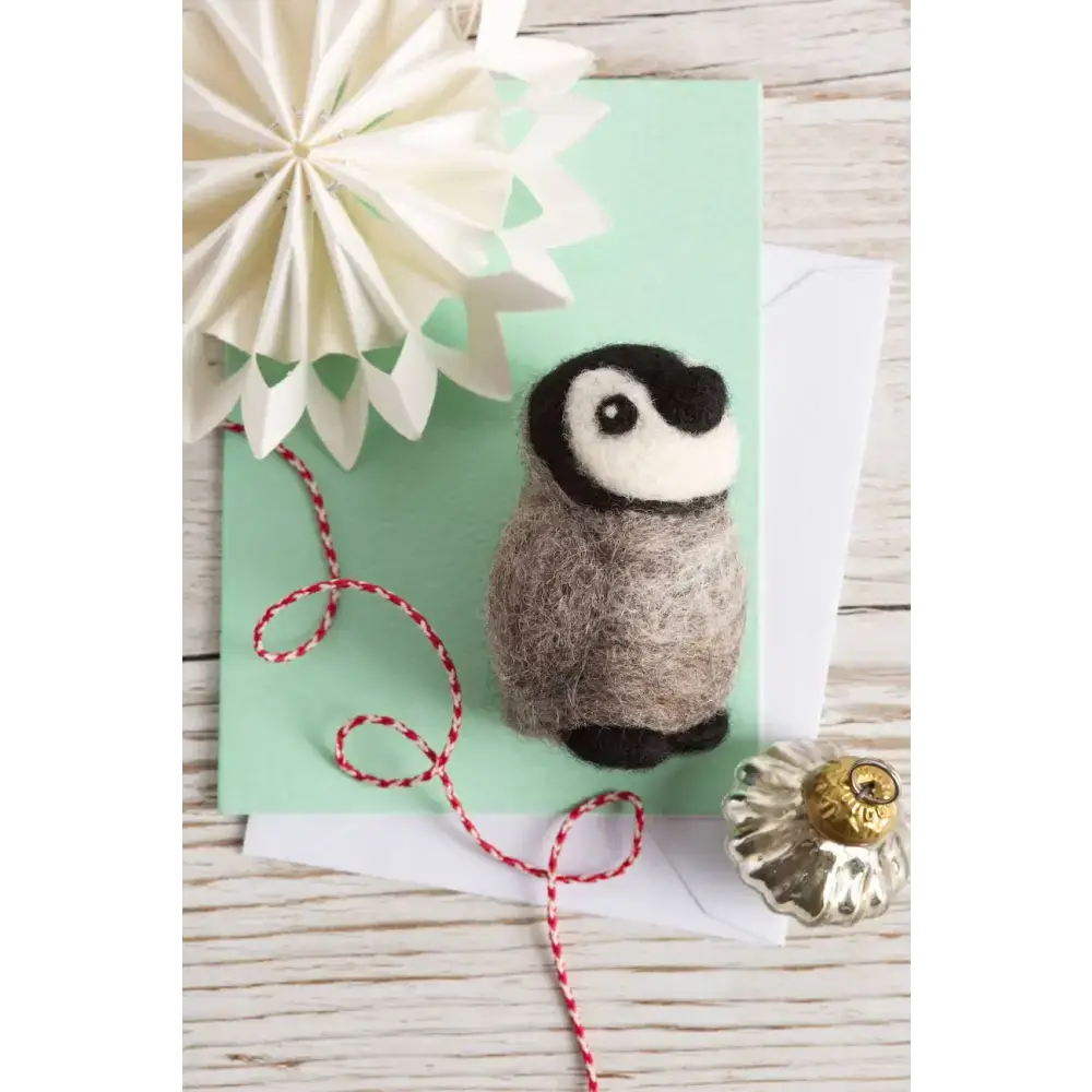 Baby Penguin Mini Felting Kit