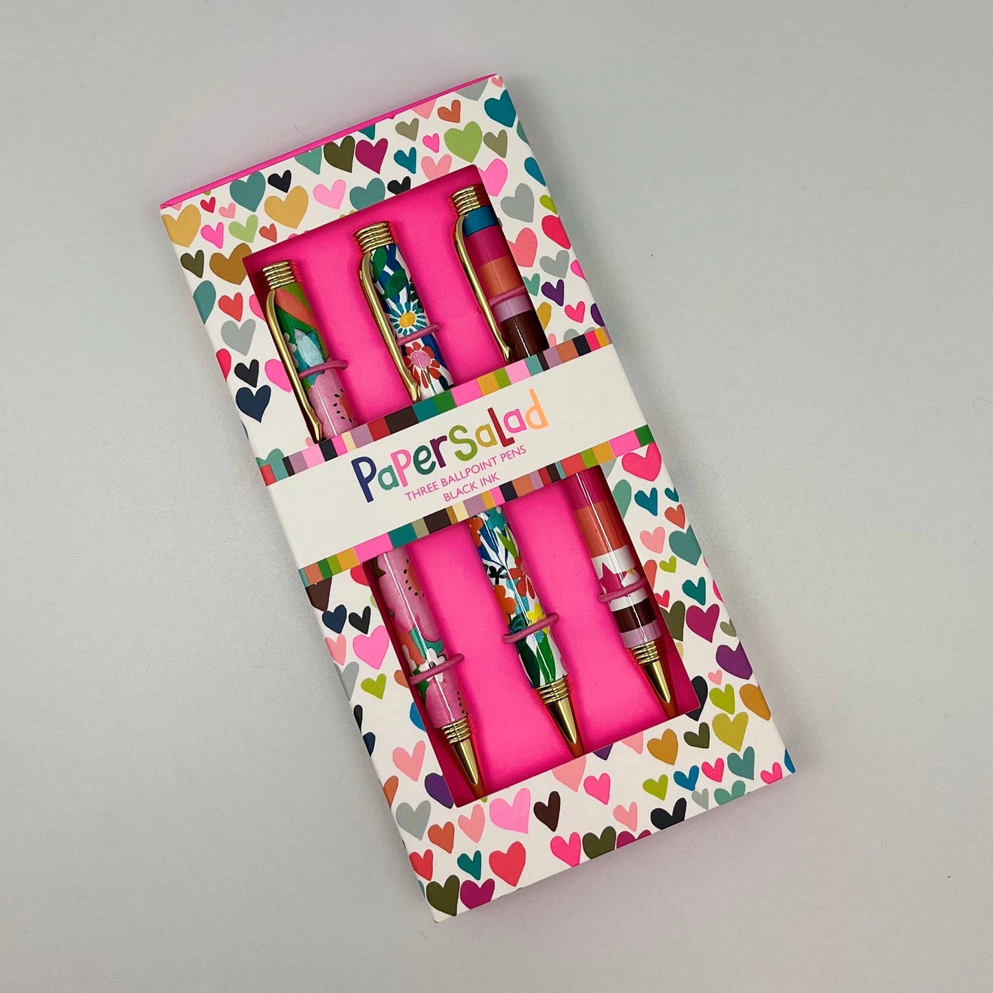 Gift Set of 3 Pens - Paper Salad Stationery - The Red Squirrel