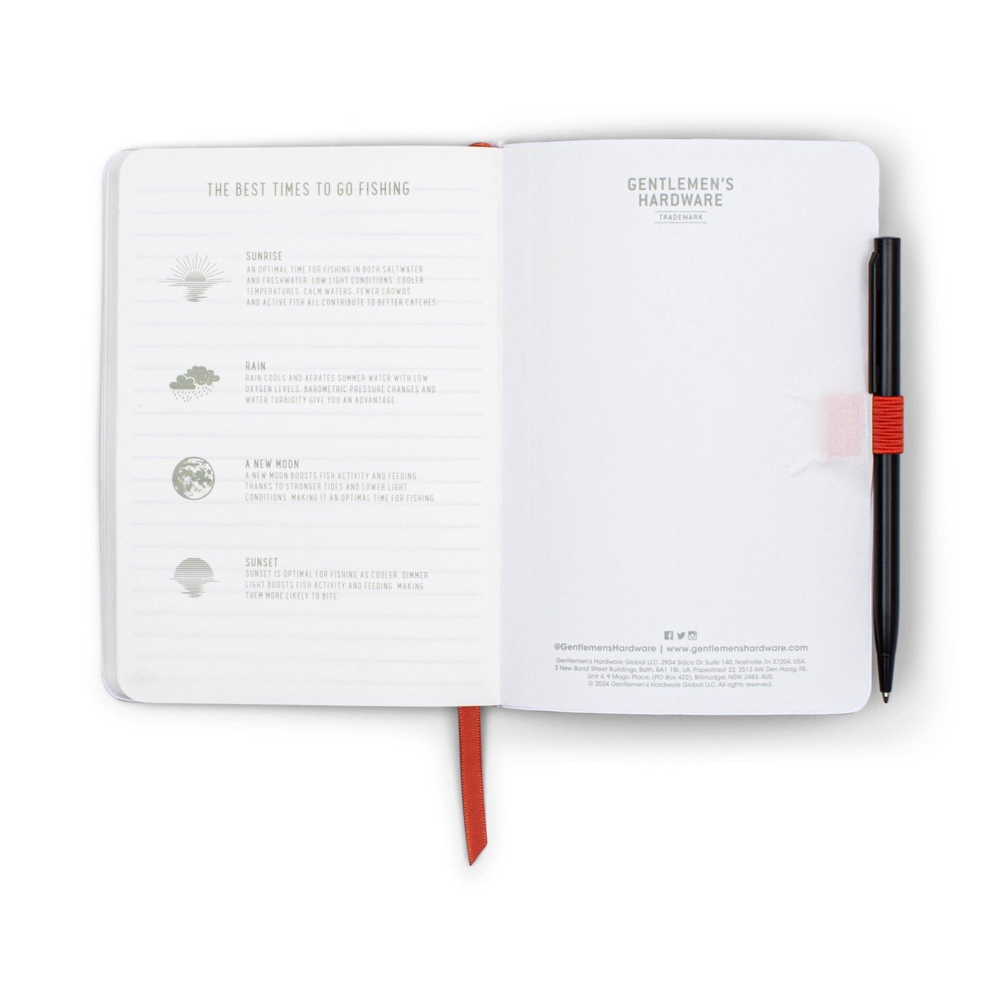 Waterproof Fishing Notebook - The Red Squirrel