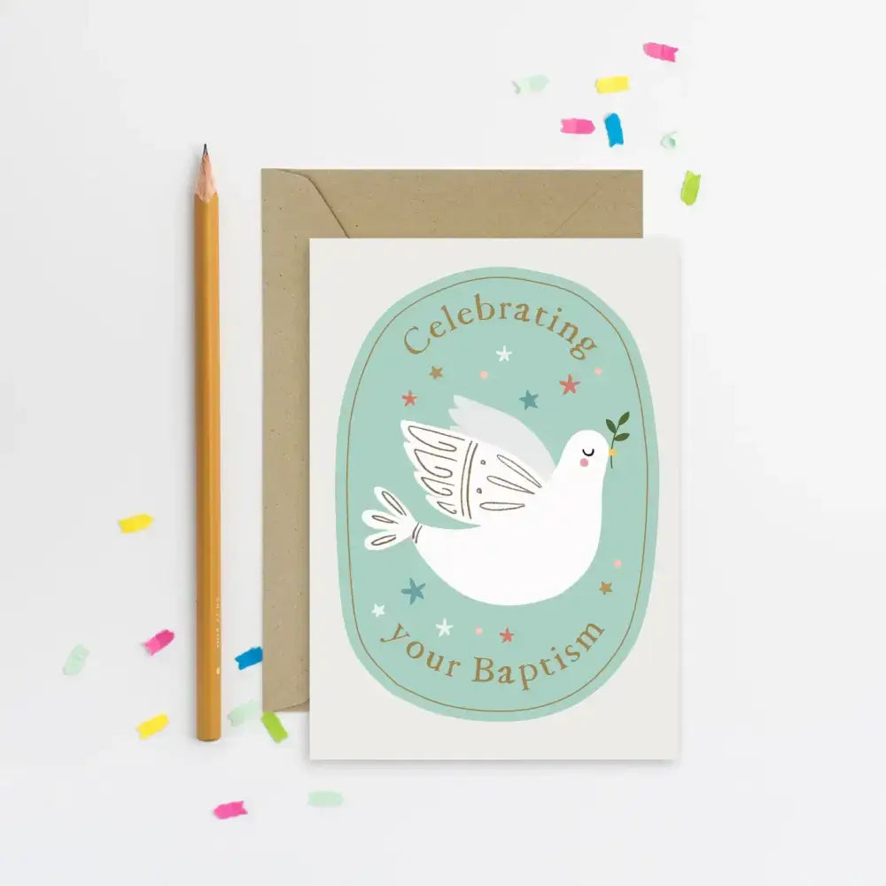 Baptism Card - greetings card