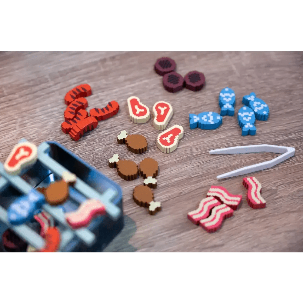 Barbecubes - A Tinderblox Sequel! Family game for 2 - 6 players. - The Red Squirrel