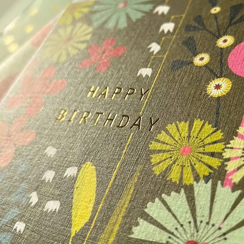 BFL04 Gold Foiled Chocolate Birthday Card