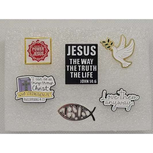 Bible Verses and Christian pin badges - Pin badges