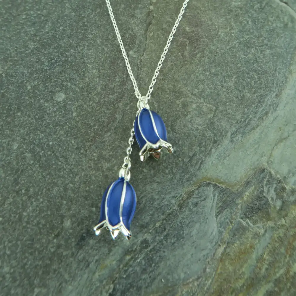 Bluebell Flower Pendant Necklace