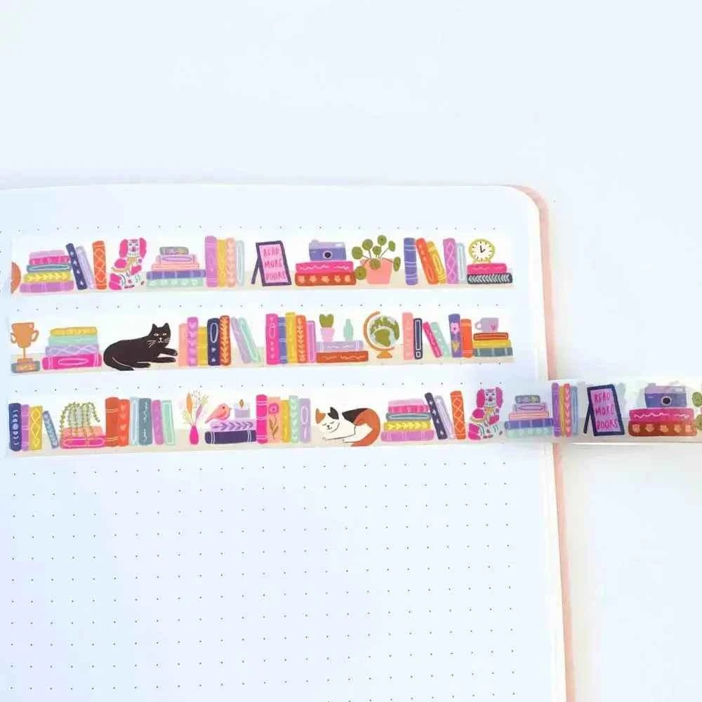 Bookshelf Washi Tape - The Red Squirrel