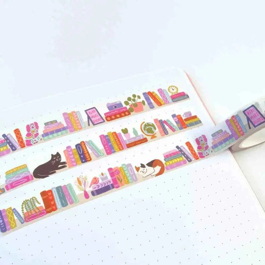 Bookshelf Washi Tape - The Red Squirrel