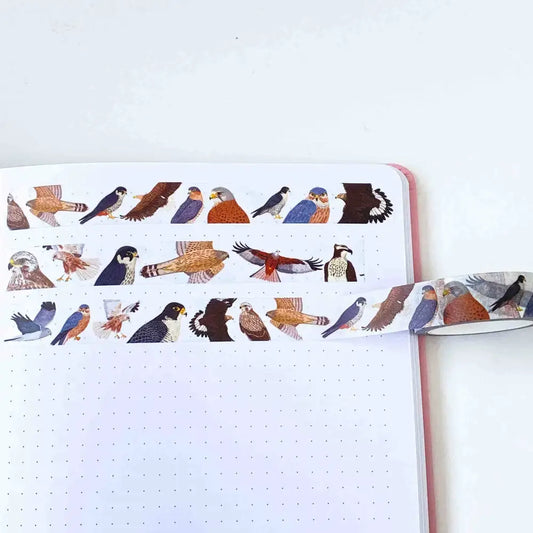 British Birds of Prey Washi Tape