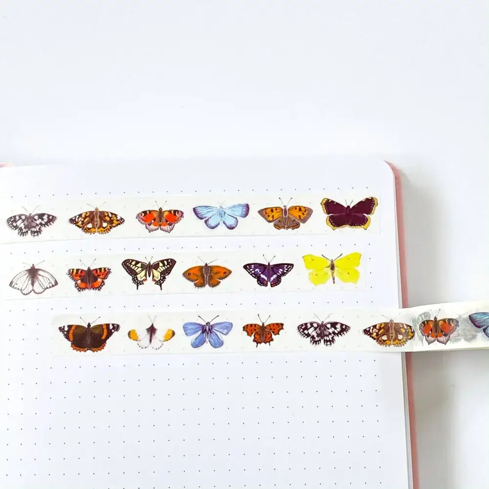 British Butterflies Washi Tape