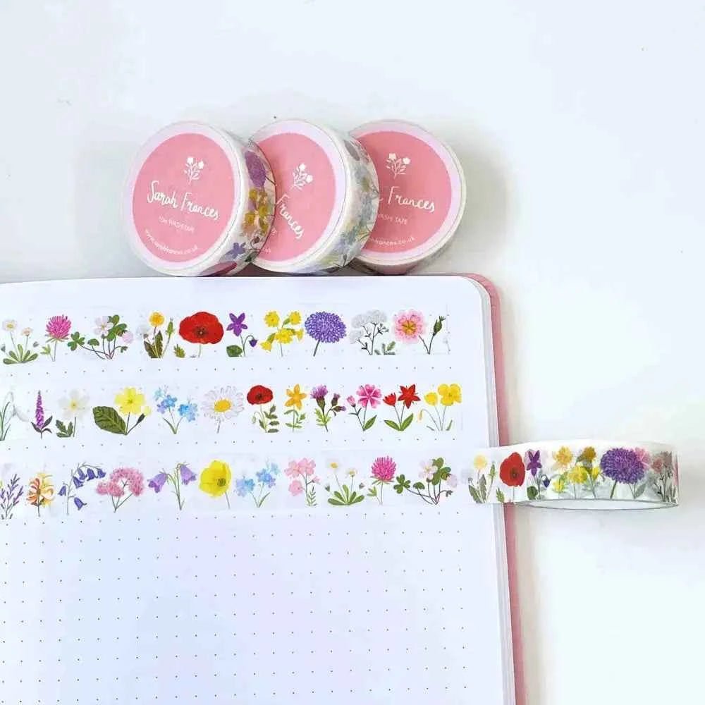 British Wildflowers Washi Tape - The Red Squirrel