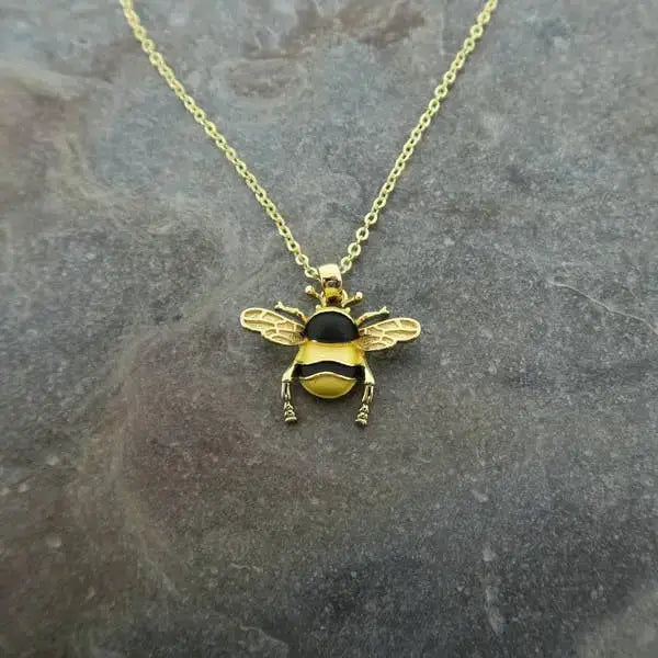 Bumblebee Pendant Gold Tone