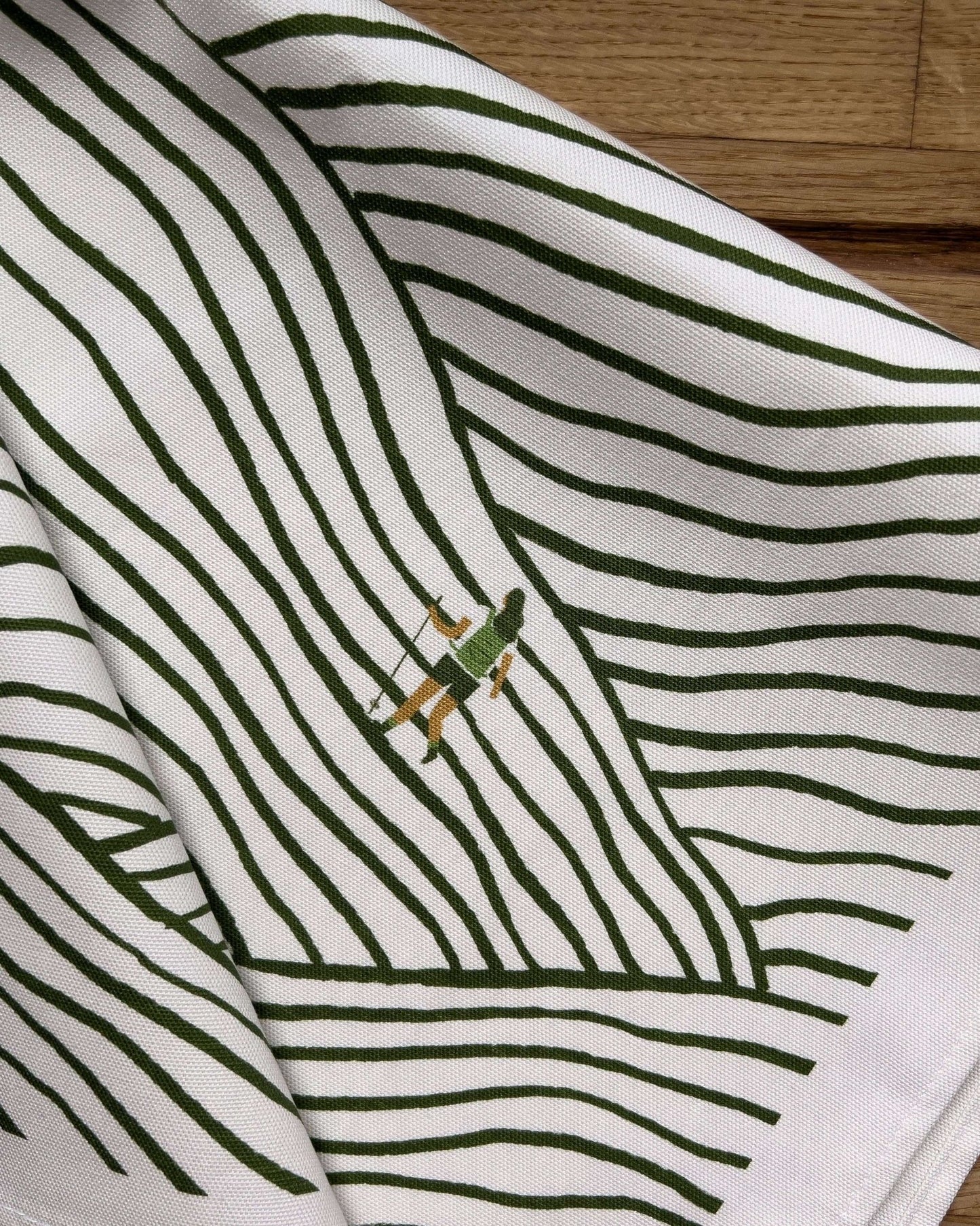 Walking Pattern Tea Towel - The Red Squirrel