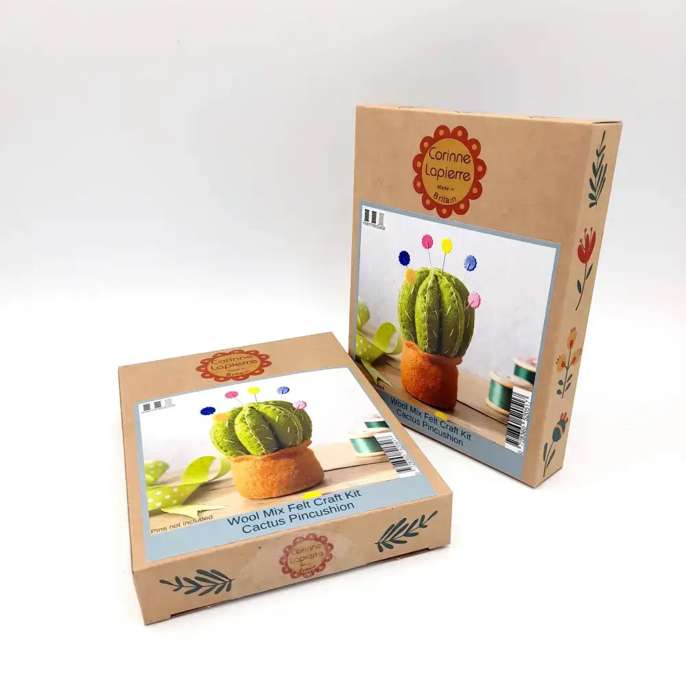 Cactus Pincushion Felt Craft Mini Kit - Felt craft kits