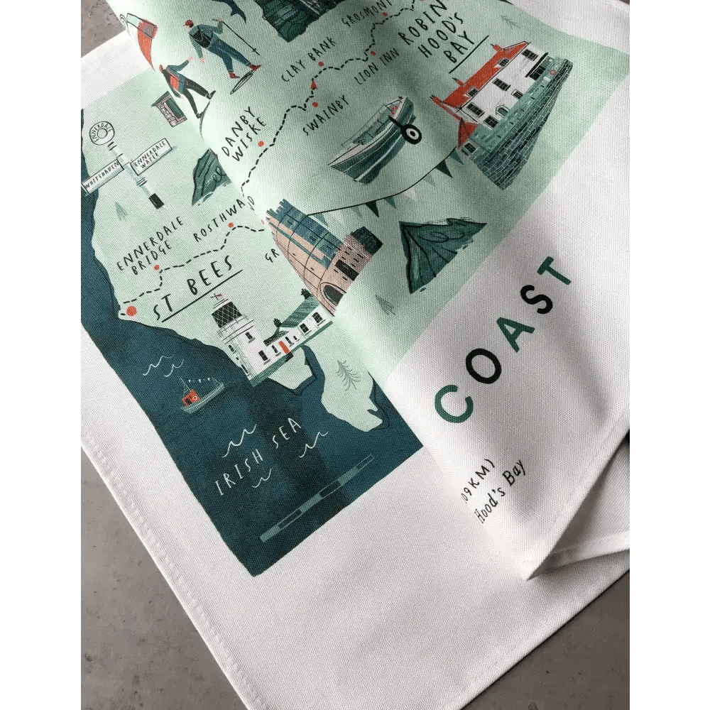 Coast to Coast Tea Towel - The Red Squirrel