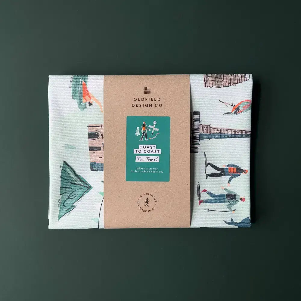 Coast to Coast Tea Towel