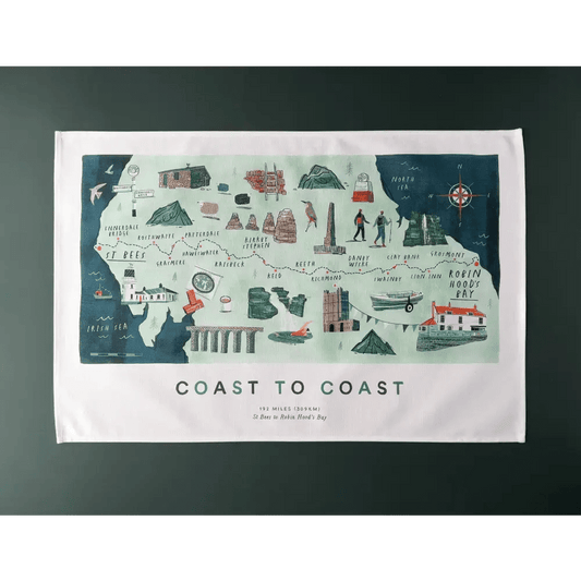 Coast to Coast Tea Towel - The Red Squirrel