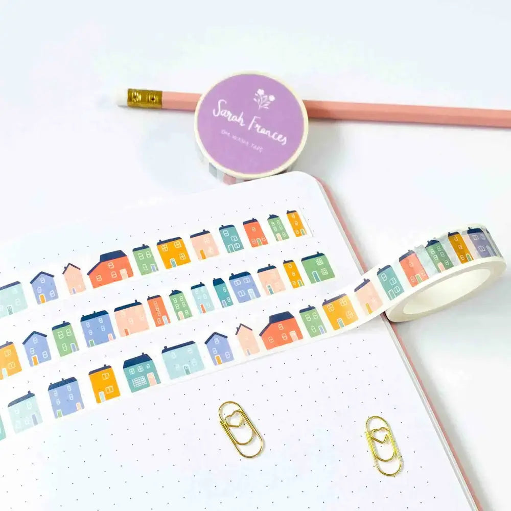 Coastal Houses Washi Tape