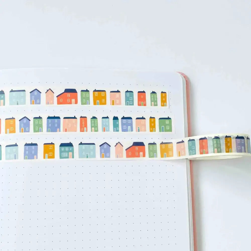 Coastal Houses Washi Tape