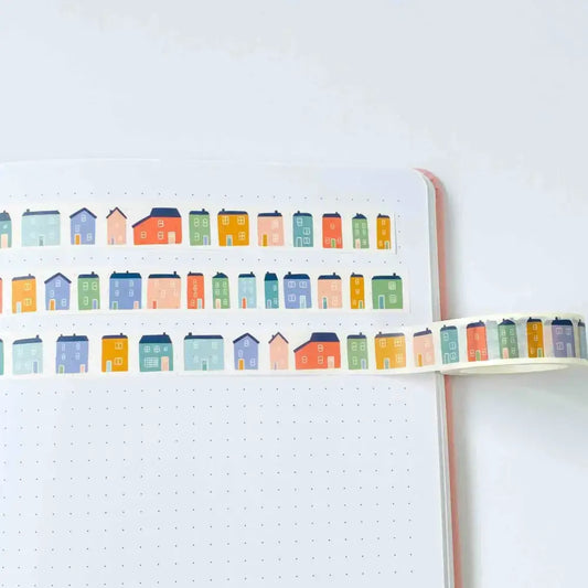 Coastal Houses Washi Tape