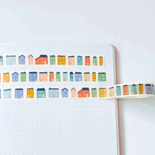 Coastal Houses Washi Tape - The Red Squirrel