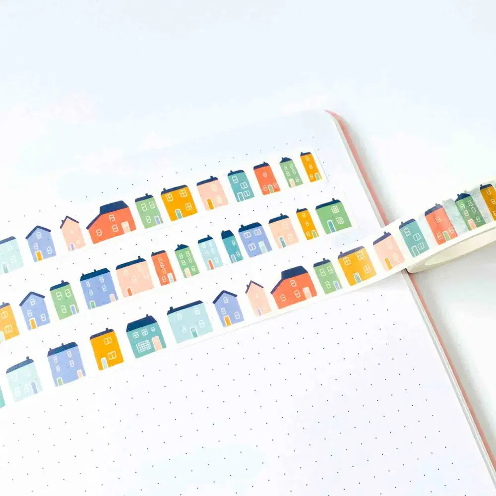 Coastal Houses Washi Tape