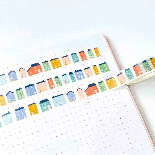 Coastal Houses Washi Tape