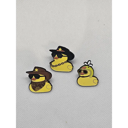 Cool dude duck pin badges (various Kawaii cutie designs) - Pin badges