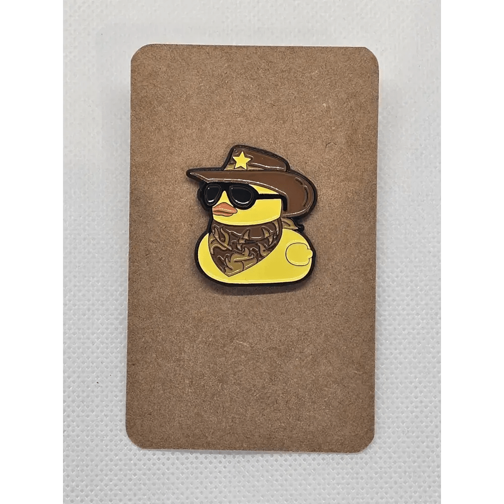 Kawaii duck pin badges (various designs) - The Red Squirrel
