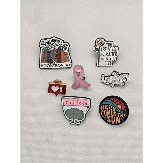 Cool quirky pin badges (various) - Pin badges